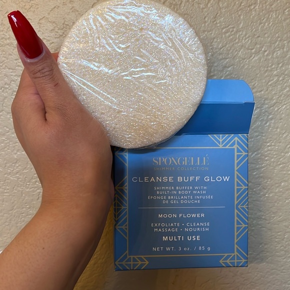 Shimmer, buffer, exfoliating sponge - Picture 1 of 2